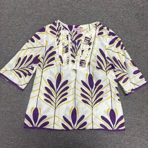 Monsoon Quarter Sleeve Beach Coverup Top Size uk 10